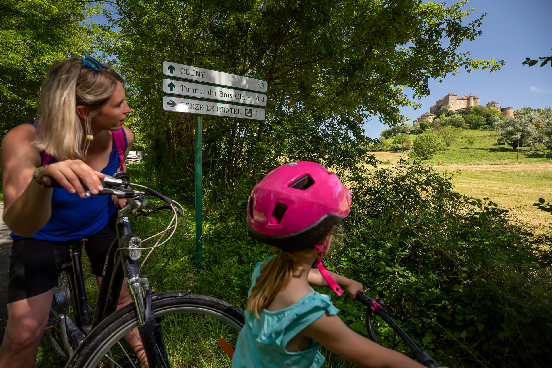 Vélos, La Voie Verte, Mâconnais, Le Sud Bourgogne