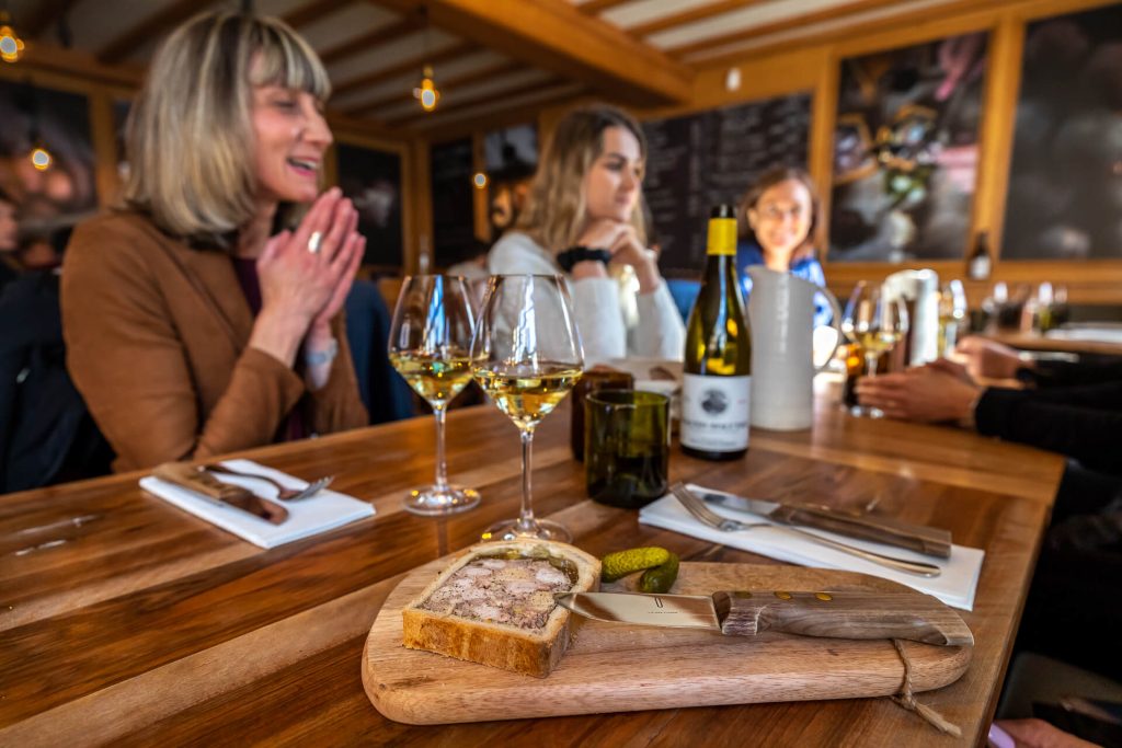 Déjeuner, table, restaurant, spécialité, L'Ô des vignes, Fuissé, Mâconnais, le Sud Bourgogne