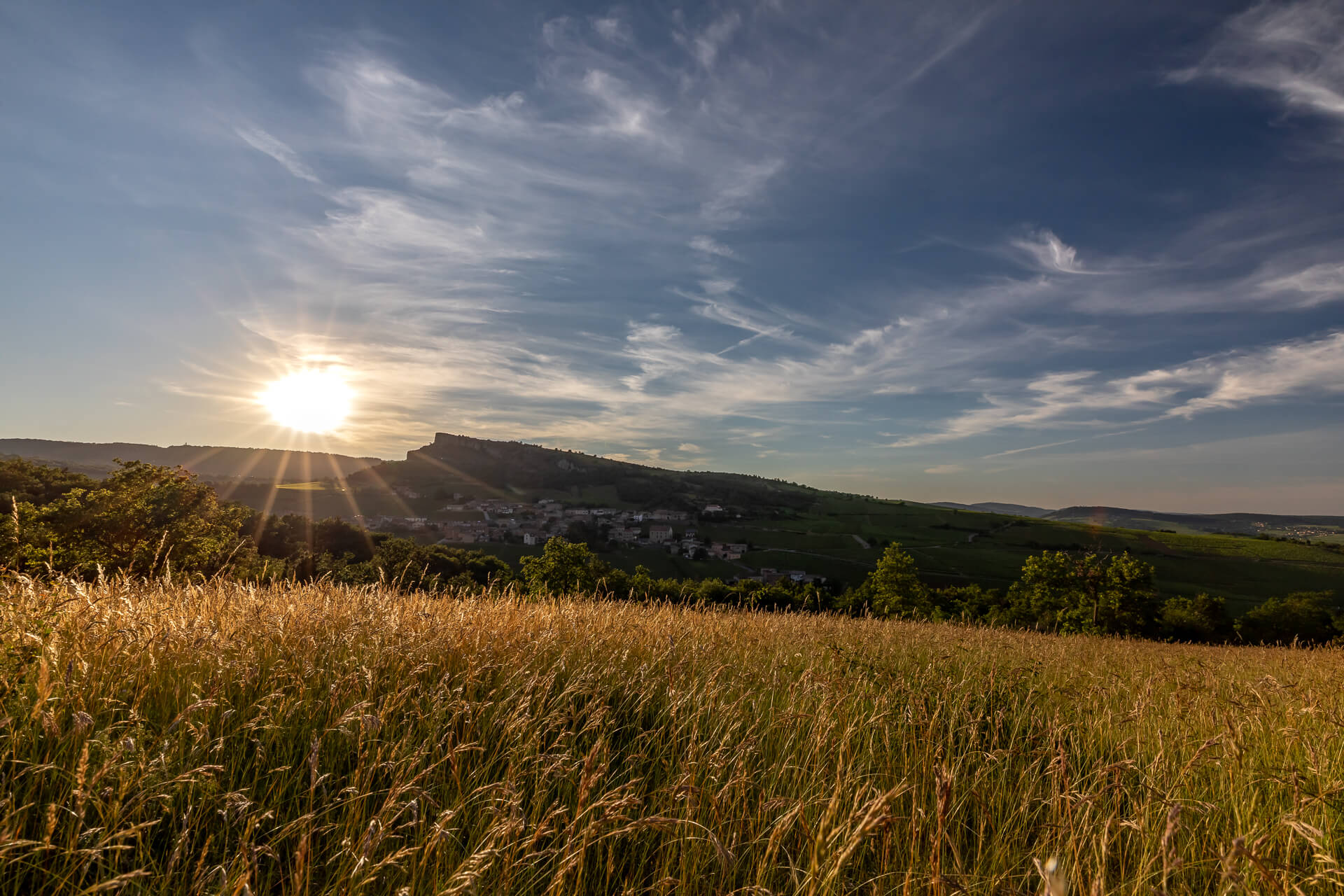Mâcon Sud Bourgogne – Paysages Solutré Coucher de Soleil Automne ©Etienne Ramousse Images (42)