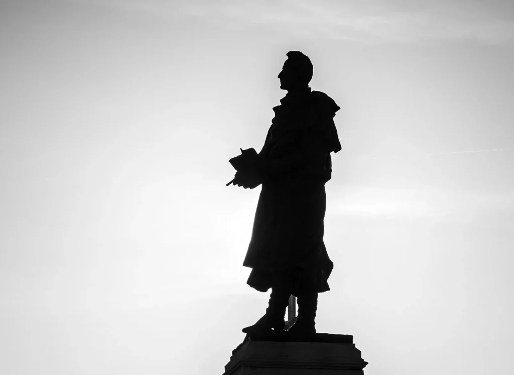 Statue Lamartine, Mâcon, Bourgogne