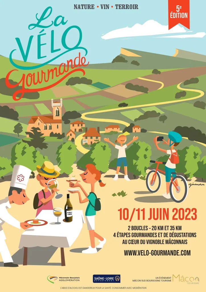 Affiche La Vélo Gourmande 2023