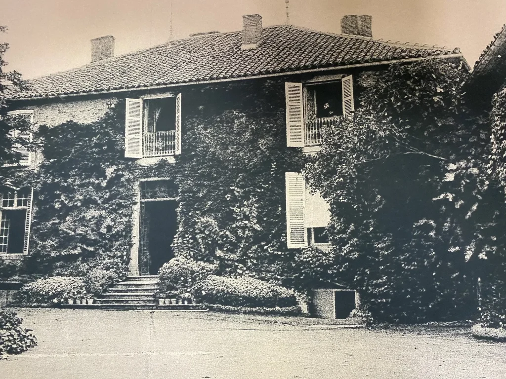 Photo noire et blanc, Maison Lamartine, Milly-Lamartine, Mâconnais, Le Sud Bourgogne