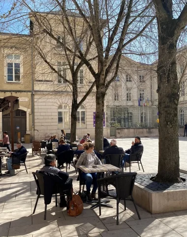 Terrasse Brasserie Hôtel de ville - Mâcon - Le Sud Bourgogne