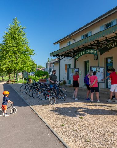 Cyclotourisme, La Vélo Gare, La Voie Verte, Mâconnais, Le Sud Bourgogne