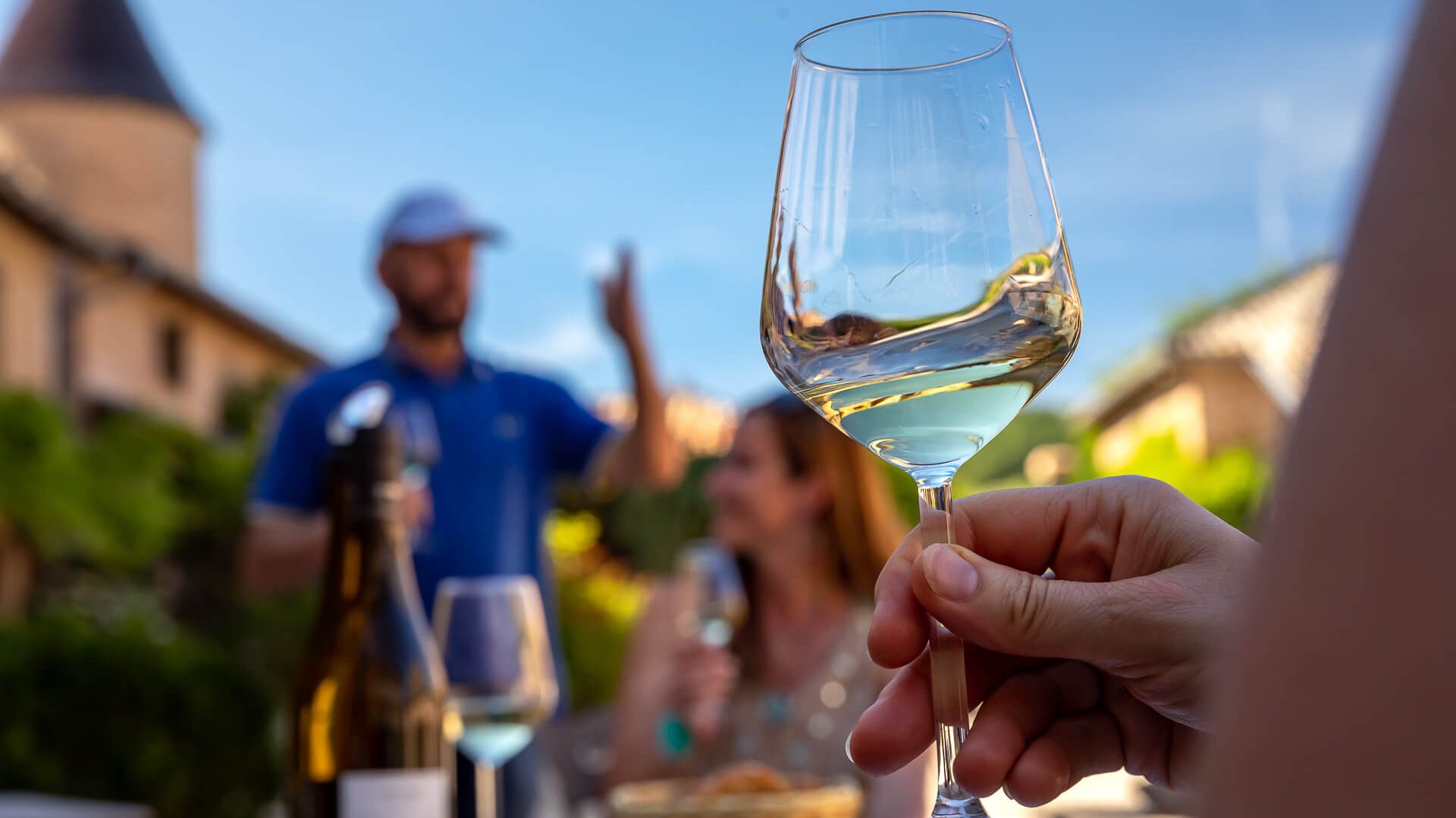 Dégustation, vins du Mâconnais, Château de Chasselas, Le Sud Bourgogne