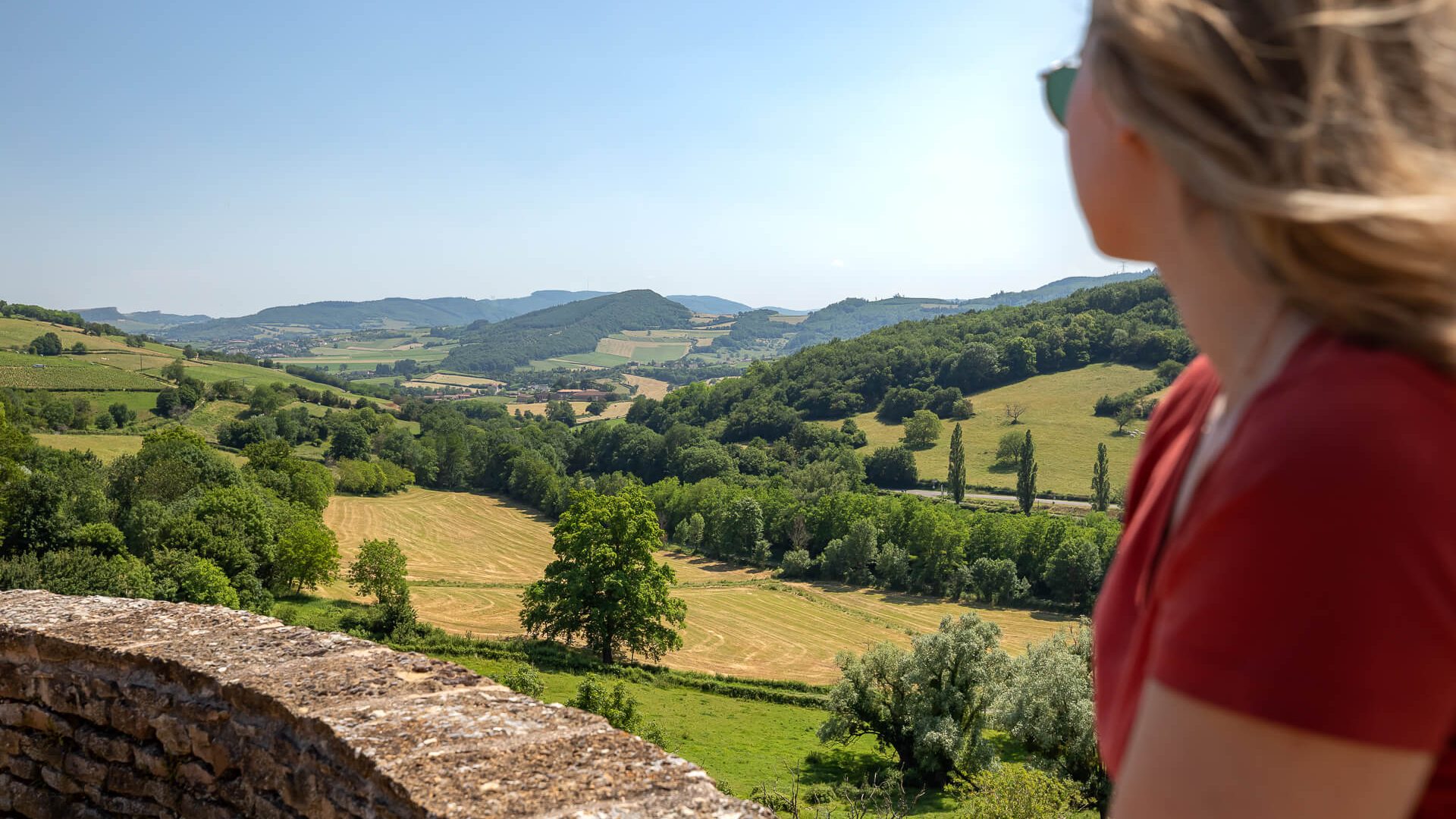 Contemplation, Vue Val lamartinien, Mâconnais, Le Sud Bourgogne