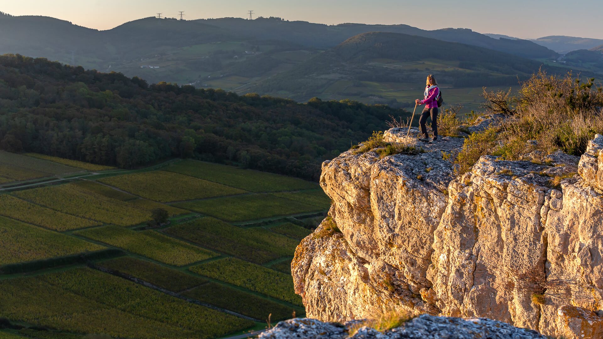 Randonnée Roche de Vergisson, Mâconnais, Le Sud Bourgogne