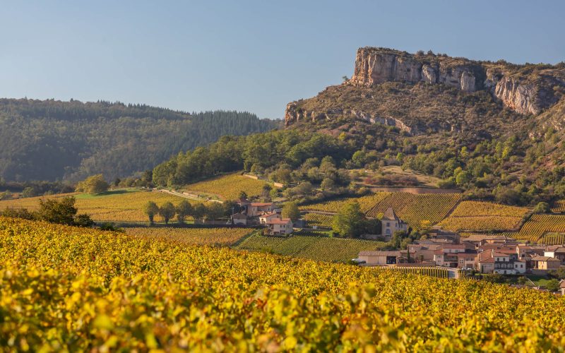 Vignoble mâconnais, La roche de Solutré